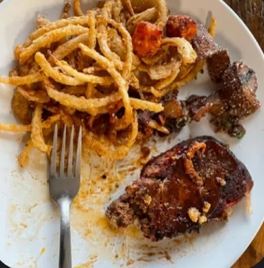 Steak & onion rings